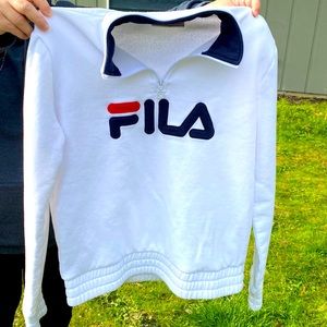 EUC! FILA half zip sweatshirt